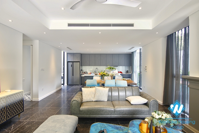 The newest house on the market is carefully prepared by the owner for every detail for rent in Ngoc Thuy Long Bien
